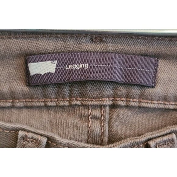 NEW Levi's 535 Legging Skinny Stretch Gray Denim Jeans Women's Size 0M 24 x 32 - Picture 3 of 13